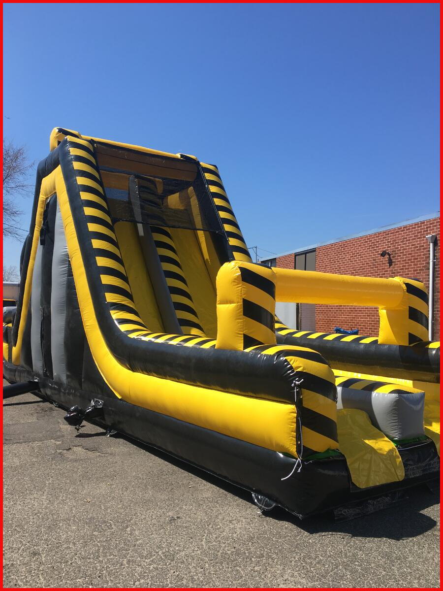 70′ Long Toxic Inflatables Obstacle Course | NyInflatables